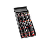 Plateau pour module - FACOM - PL.325 - 8 tournevis - Compatible MOD.A1/A1VE/MOD.A7 - Noir