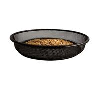 Plateau pour oiseaux, plateau d'alimentation de , plateau de nourriture en de 17,5 x 16,3 x 3,3 cm, mangeoires à pinsons en métal pour moineaux, inséparables, jardins, parcs, P