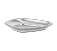 Plateau pour Outils à Ongles en Acier Inoxydable Argenté | Rangement Pratique, Nettoyable Facilement, Design Précis, pour Salon de Manucure, Accessoires et Matériel