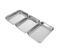 Plateau pour Paner Empilable en Acier Inoxydable pour Poulet et Œufs
