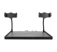 Plateau pour Pied de Micro à Pince, Support Réglable Multi-appareils | ABS et Métal, Angle Ajustable à 90 Degrés, Plateau Plat, pour Streaming, Répétition et Salle de Réunion