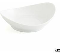 Plateau pour snacks Quid Gastro Fun Blanc en céramique (12 pièces)