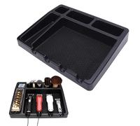 Plateau pour Tondeuse de barbier, Organisateur d'outils de Coiffure pour Salon de Coiffure, Plateau de Rangement pour Ciseaux à Cheveux, comptoir indépendant pour Salon de Coiffure