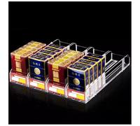 Plateau Pousse-Cigarettes 10/20/30-Pack - Présentoir de Vente au détail en Acrylique Transparent, Organisateur d'étagère à Ressort pour magasins, 6x32cm (2,36x12,6 Pouces) - Augmentez Vos ve