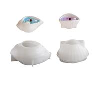 Plateau pratique en silicone en forme d'escargot de mer pour castes de résine époxy, support d'assiette à bijoux et support de fournitures d'art