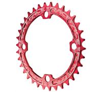 Plateau RaceFace Étroit Large : 104Mm Bcd 36T Rouge