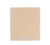 Plateau Rangement Console Accoudoir Central Voiture pour Passat B6 B7 CC, Porte-gobelet Boisson, Couvercle À Rouleau(Light Beige)