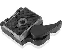 Plateau Rapide avec 1/4"" Vis pour Manfrotto 200PL-14 + Pince de Plaque à Dégagement Rapide 3/8"" pour Trépied Appareil Photo Rotule