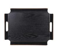 Plateau rectangle no angle 44,5x33,5 cm noir Table passion