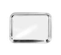 PINTI plateau rectangulaire en acier bar 40x33 cm