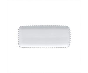 Plateau Rectangulaire Costa Nova Alentejo (x6) Blanc 30,2x13,2x2,1cm