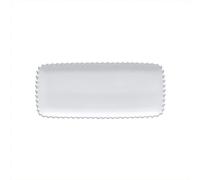 Plateau Rectangulaire Costa Nova Pearl (x6) Blanc 30,2x13,2x2,1cm