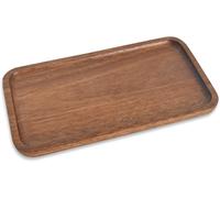 Plateau rectangulaire en bois d'acacia naturel marron Vendos85