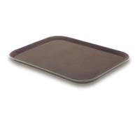 Plateau rectangulaire en fibre de verre Lacor Marron 36x46 cm