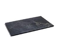 Plateau rectangulaire en mélamine Lacor Stone Noir 53x32x1 cm