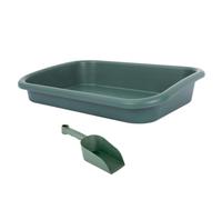 Plateau Rectangulaire pour Plantes D'intérieur en Plastique Renforcé | Mini Pelle, Base Peu Profonde, pour Pots de Fleurs et Succulentes, Usage en Établi
