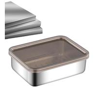 Plateau rectangulaire réutilisable pour le stockage de la viande, Peř le déjeuner, conservation des aliments - Récipient Peř alimentaire hermétique - Récipients d'évacuation de graisse de cuisine avec
