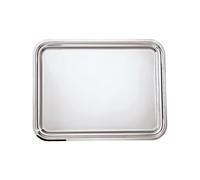Plateau Rectangulaire Sambonet Elite 50 cm Acier argenté 55024-50 Plaqué Argent