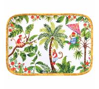 Plateau rectangulaire singes 45 cm