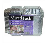 Plateau repas en alumnium jetable (Pack de 95 unités)