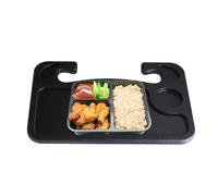 Plateau Repas Et Ordinateur Portable Pour Voiture, Plateau De Volant De Voiture, Bureau Pour Manger Et Boire Pour Salle À Manger, Ordinateur, Tablette,table De Voyage En Voiture 42x28x2cm