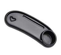 Plateau Repas pour Poussette, Porte-gobelet, Plastique Noir, Amovible | Structure Simple et Délicate, Nettoyage Facile, pour Repas Garçon Fille, Usage Quotidien, avec Appui Stable