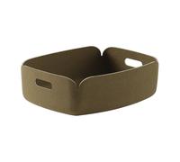 Muuto Plateau Restore 40 x 31 cm Vert brunâtre