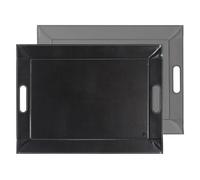Plateau réversible bicolore noir et gris 55 cm FreeForm