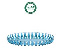 Plateau rond 31 cm bleu guzzini