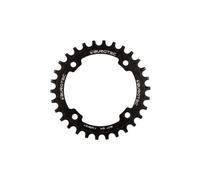 Plateau rond burgtec thick thin acier 94 mm bcd pour vae noir