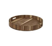 The home deco factory – Plateau rond en acacia 40 cm – Marron G
