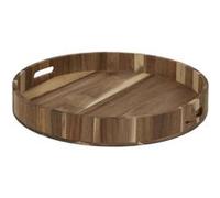 The home deco factory – Plateau rond en acacia 40 cm – Marron G
