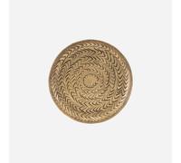 Plateau rond en aluminium avec motif