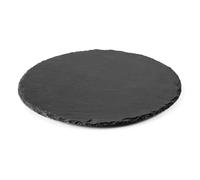 LACOR Plateau Ardoise Ronde de Ø35 cm, Autre, Noir, 35 x 5 x 2 cm