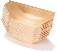 Plateau rond en bois de pin pour snacks et présentation Vendos85