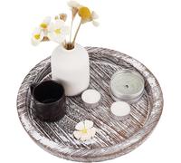 Plateau rond en bois déco et rangement polyvalent Vendos85