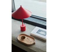 Plateau rond en bois OYOY Living Design Inka Beige 34x18x2 cm