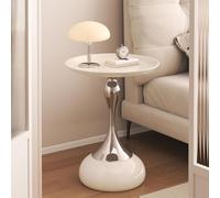 Plateau rond en métal, table d'appoint polyvalente pour table de chevet, canapé ou bureau, améliore la décoration du salon et de la chambre à coucher