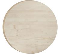 Plateau Rond en pin 75 cm Épaisseur 3 cm
