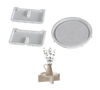 Plateau rond en silicone souple et sûr - Accessoire idéal pour les cafés, les événements familiaux et les services de restauration