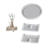 Plateau rond en silicone souple pour mariage, fête, fête, fête, fête, facile à nettoyer