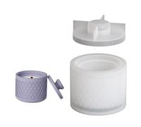 Plateau rond en silicone tendance pour bijoux en résine époxy, support d'assiette, artisanat et décoration de la maison vase en silicone