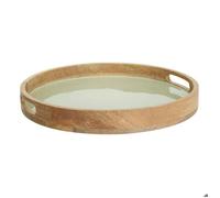 Plateau de Service en Bois "Inaya" 38cm Vert