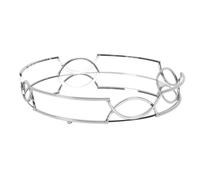Plateau Rond Miroir Argenté Ø30cm - ELIAN