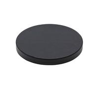 Plateau Rond Mobile - Anthracite - 29 2 x 29 2 x 4 cm - Charge 30 kg - 4 Rouleaux Indépendants