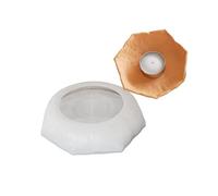 Plateau rond portable en silicone pratique - Assiettes de rangement rondes parfaites pour les cadeaux faits à la main