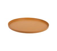 Plateau rond Present Time Servir Jaune 1,5x35 cm