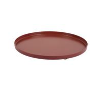 Plateau rond Present Time Servir Rouge 1,5x30 cm