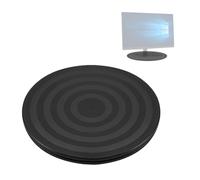 Plateau Rotatif 360° Antidérapant - Support Tournant pour Emballage, Scellage, Sculpture en Argile, Gâteau et Présentation (Noir)