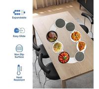 Plateau Rotatif de Table à Manger, plateau tournant rond pour table à manger, Organisateur Pratique de Susans Paresseux